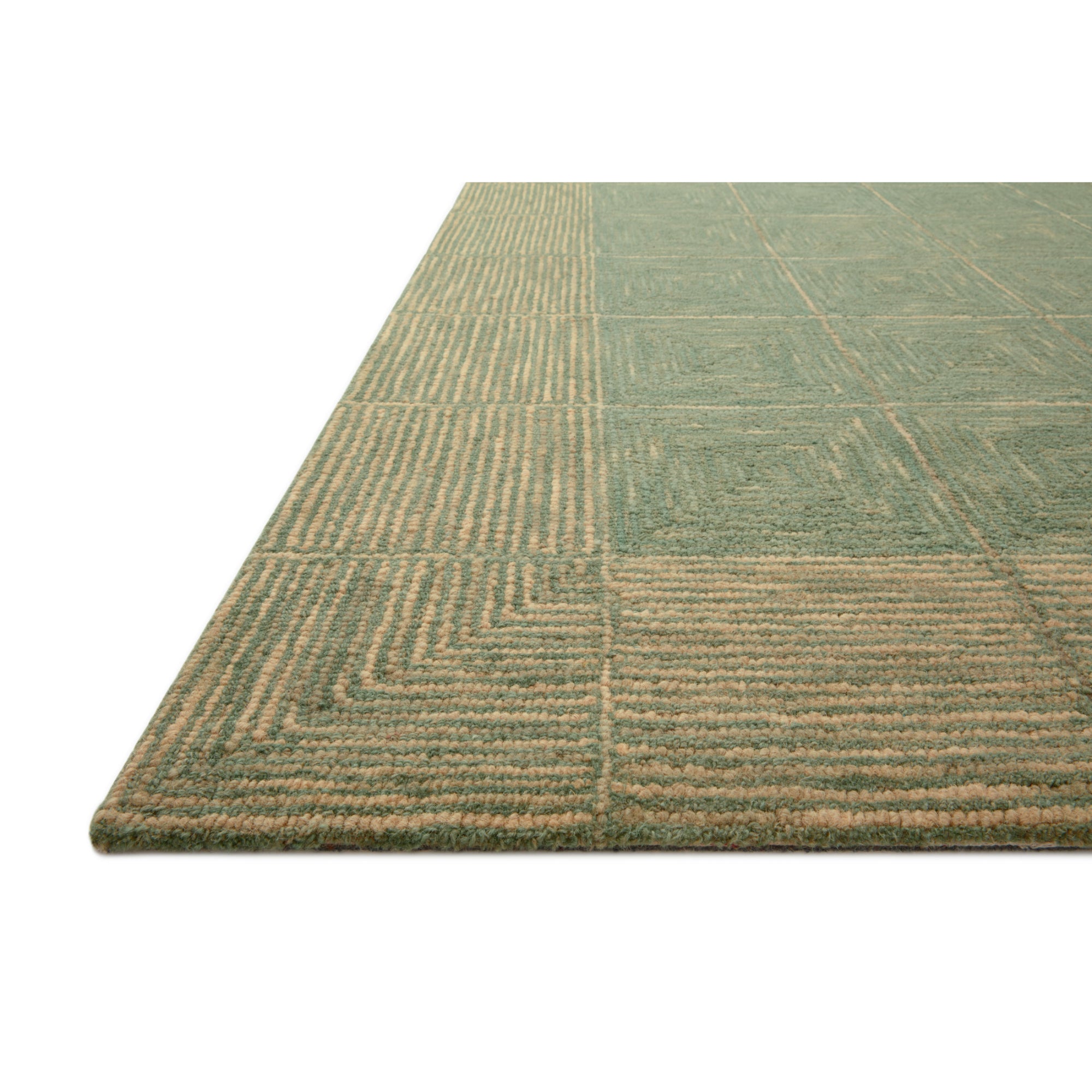 Chris Loves Julia x Loloi Francis Green/Natural Rug