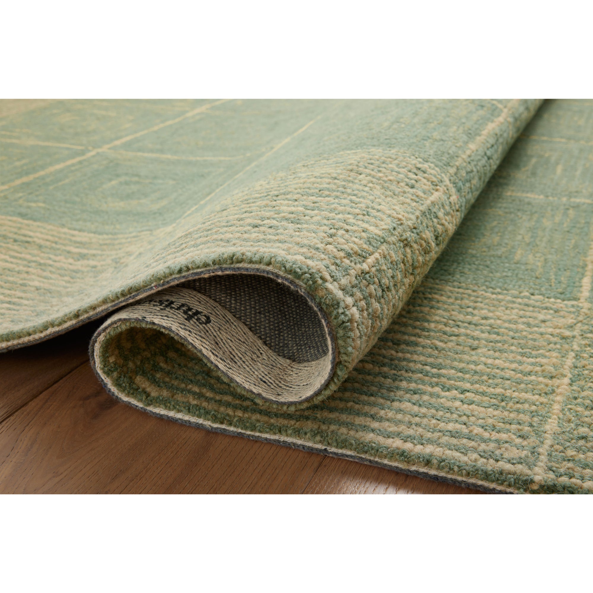 Chris Loves Julia x Loloi Francis Green/Natural Rug