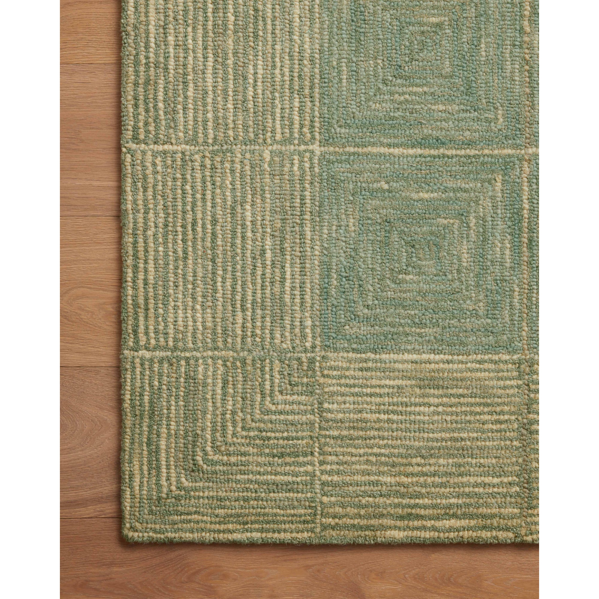 Chris Loves Julia x Loloi Francis Green/Natural Rug