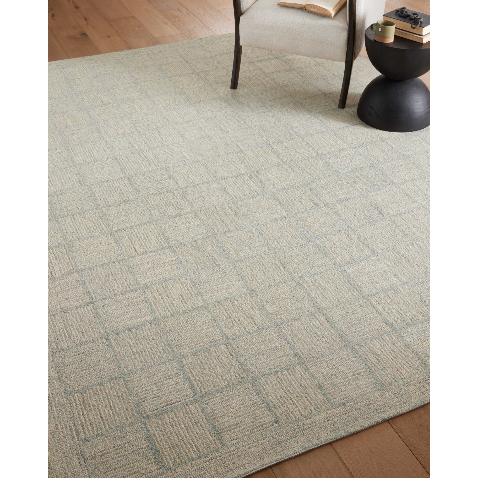 Chris Loves Julia x Loloi Francis Silver/Sky Rug