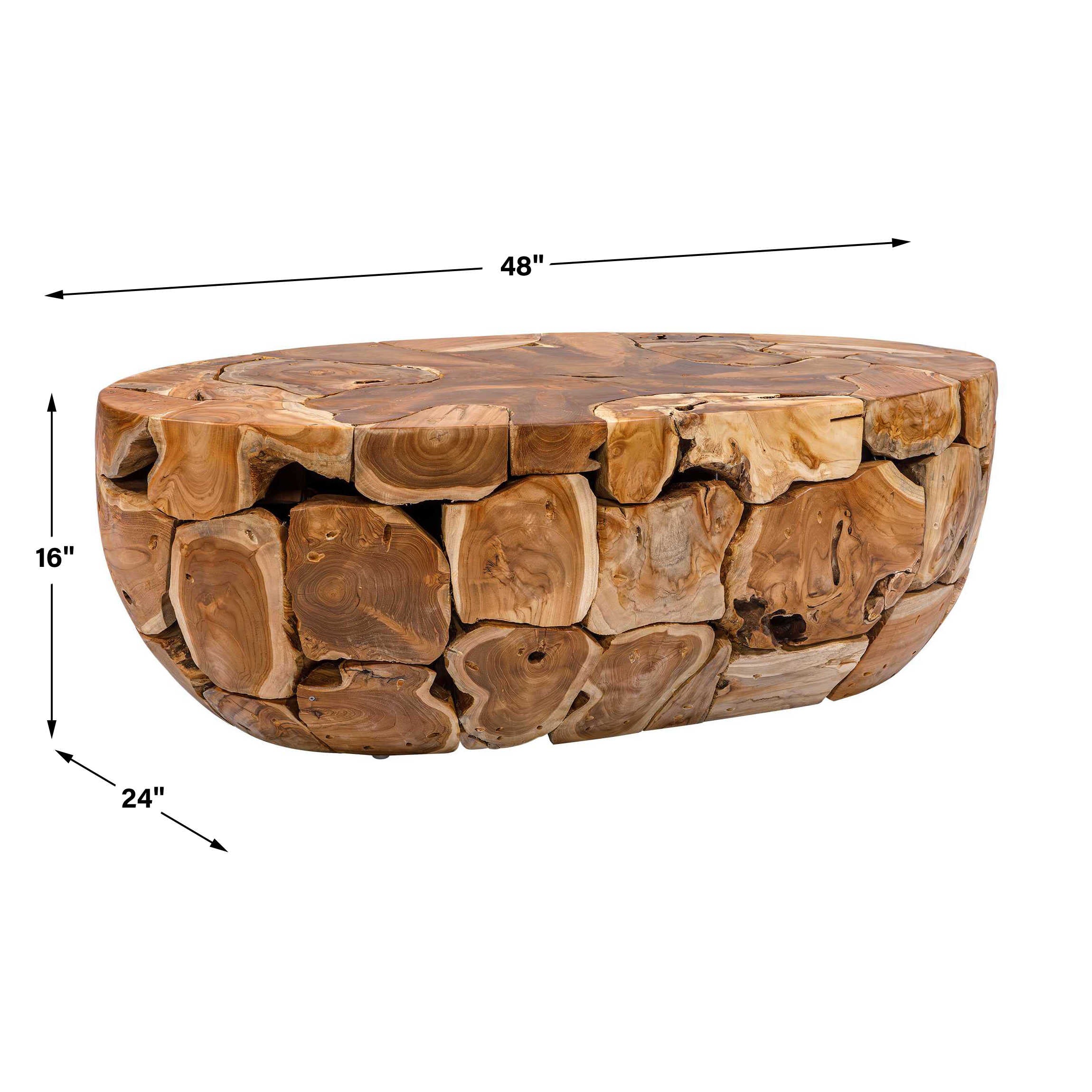 Uttermost Gareis Teak Coffee Table