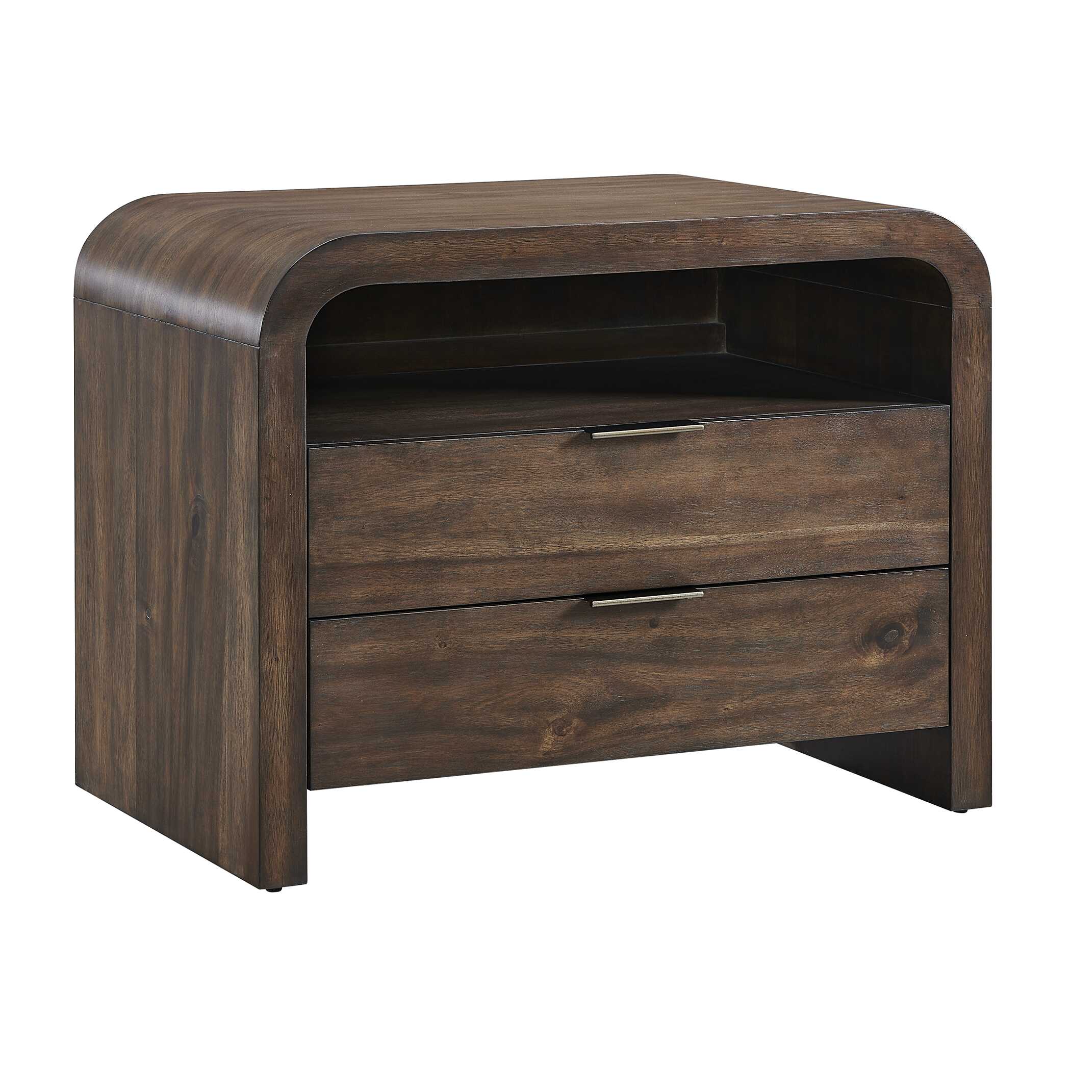 Uttermost Decatur Dark Walnut Side Table