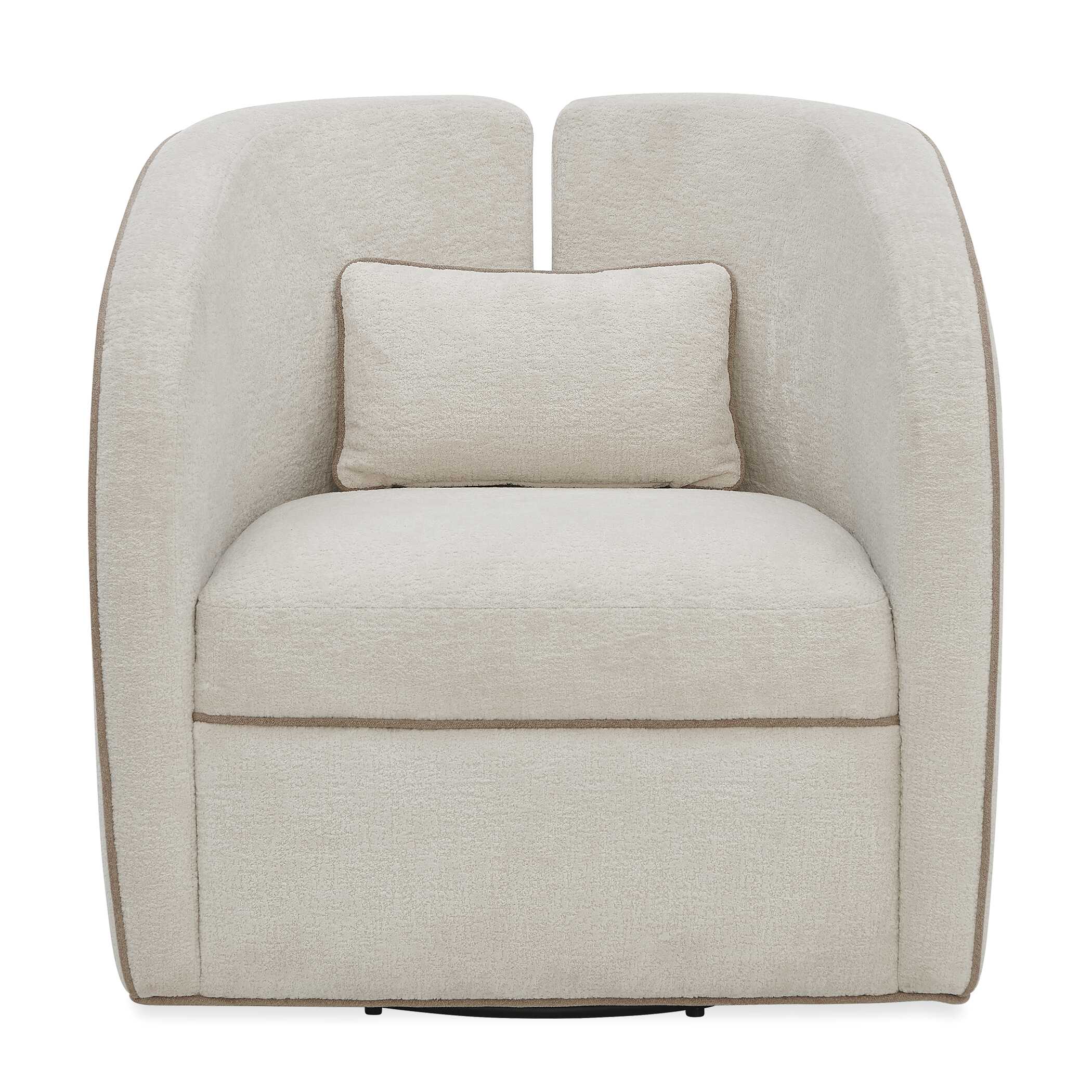 Uttermost Vega Ecru Swivel Chair