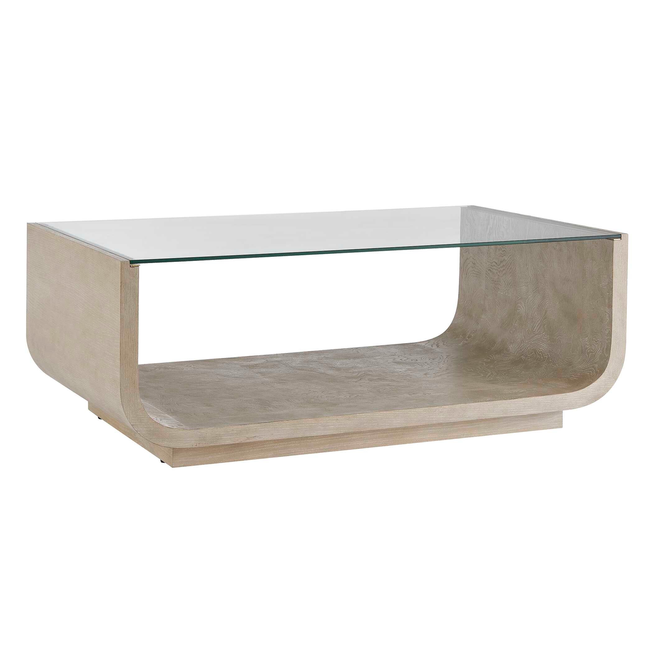 Uttermost Maeva Modern Glass Coffee Table