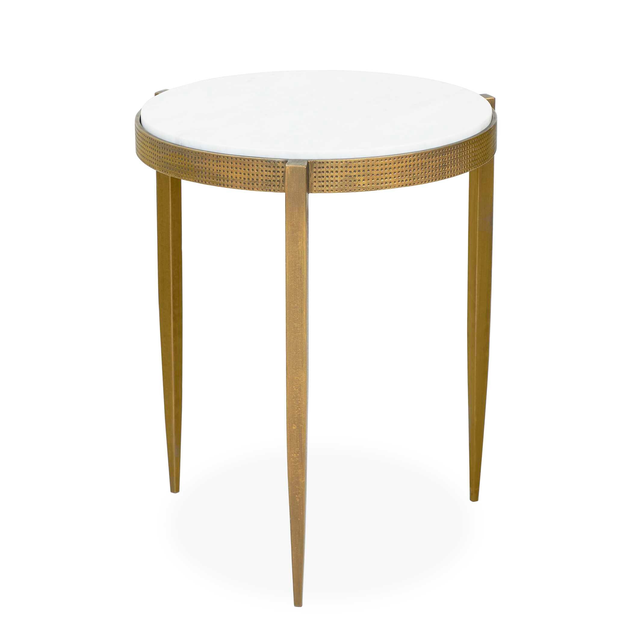Uttermost Ocilla Antique Brass Accent Table