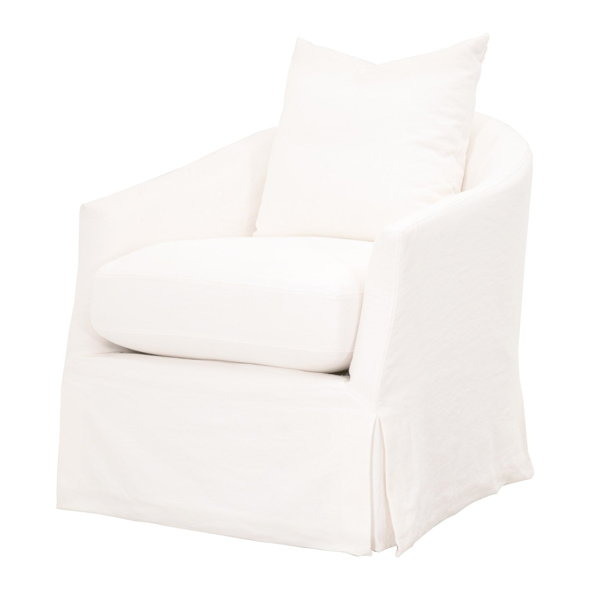 Faye Slipcover Swivel Club Chair Accent Chairs Essentials For Living Cream Crepe , Black Friday Sale Essentials For Living Furniture Sale, Old Bones Co, Mid Century Furniture Sale, Four Hands Furniture, Black Friday Sale Faye Slipcover Swivel Club Chair,Gus Sale, Perigold Faye Slipcover Swivel Club Chair Accent Chairs Black Friday Sale , Perigold Sale Faye Slipcover Swivel Club Chair,Faye Slipcover Swivel Club Chair Lulu and Georgia, Burke Decor Sale Faye Slipcover Swivel Club Chair, www.oldbonesco.com
