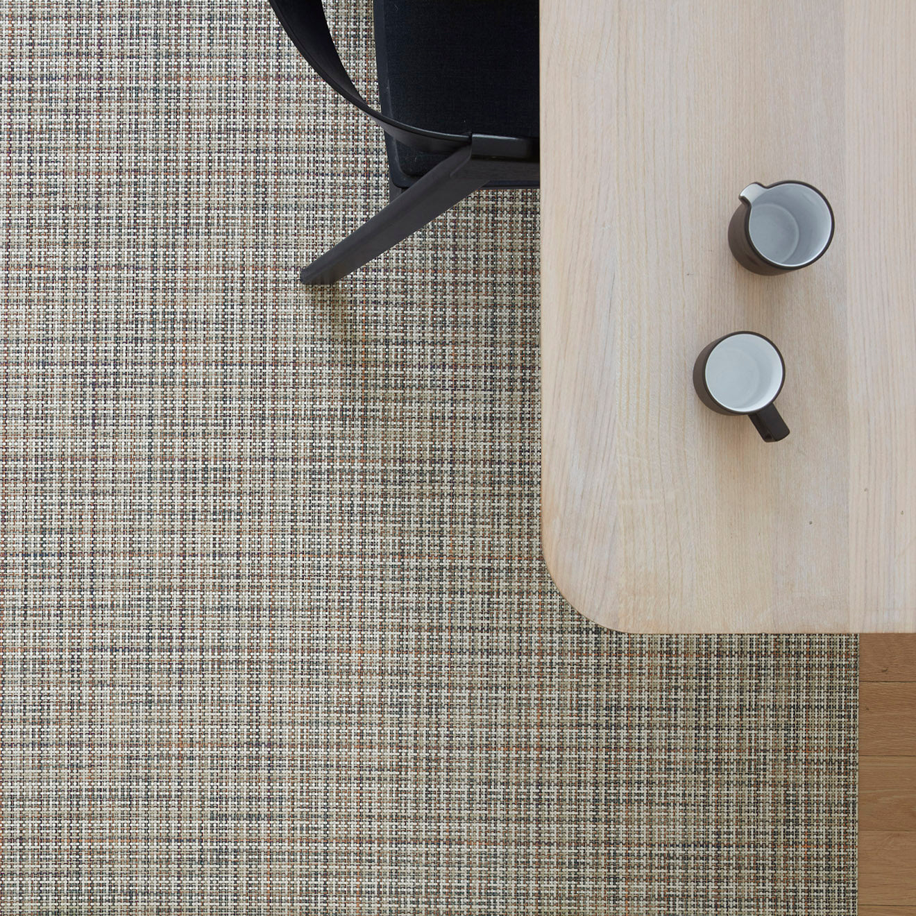 Basketweave Square Rug