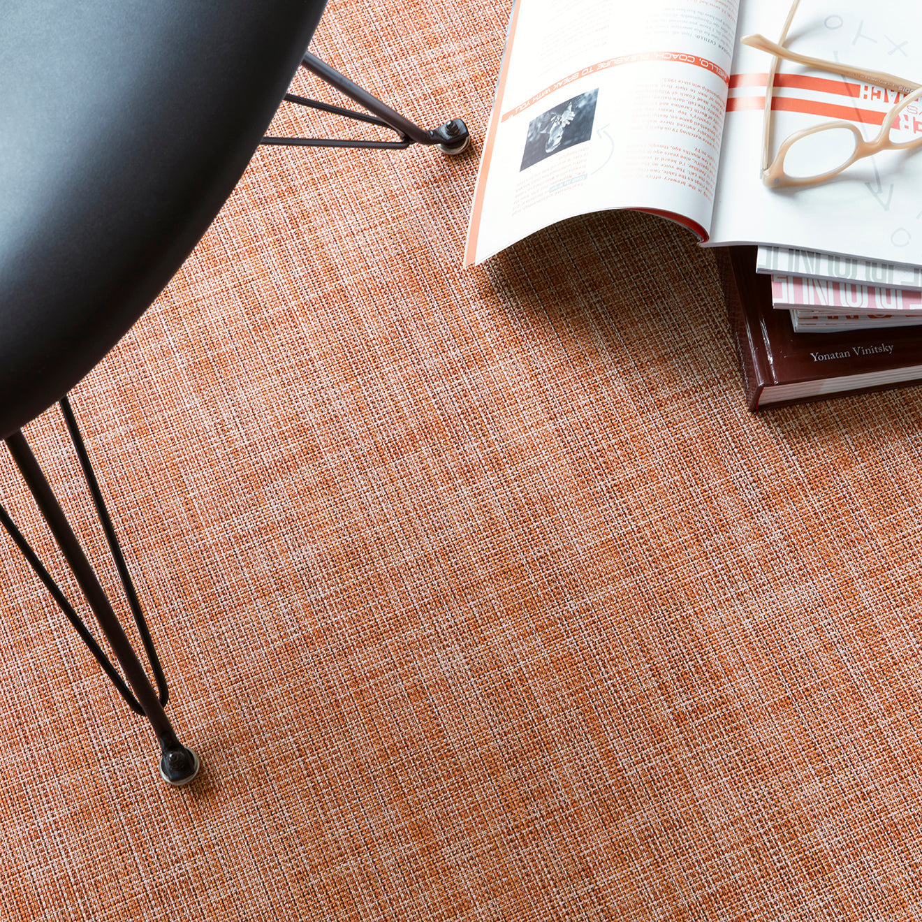 Mini Basketweave Round Rug