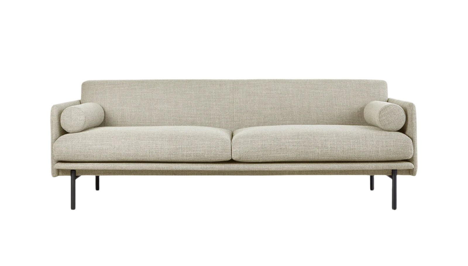 Foundry Sofa Andorra Almond / BlackSofa Gus*  Andorra Almond Black  Four Hands, Mid Century Modern Furniture, Old Bones Furniture Company, Old Bones Co, Modern Mid Century, Designer Furniture, https://www.oldbonesco.com/
