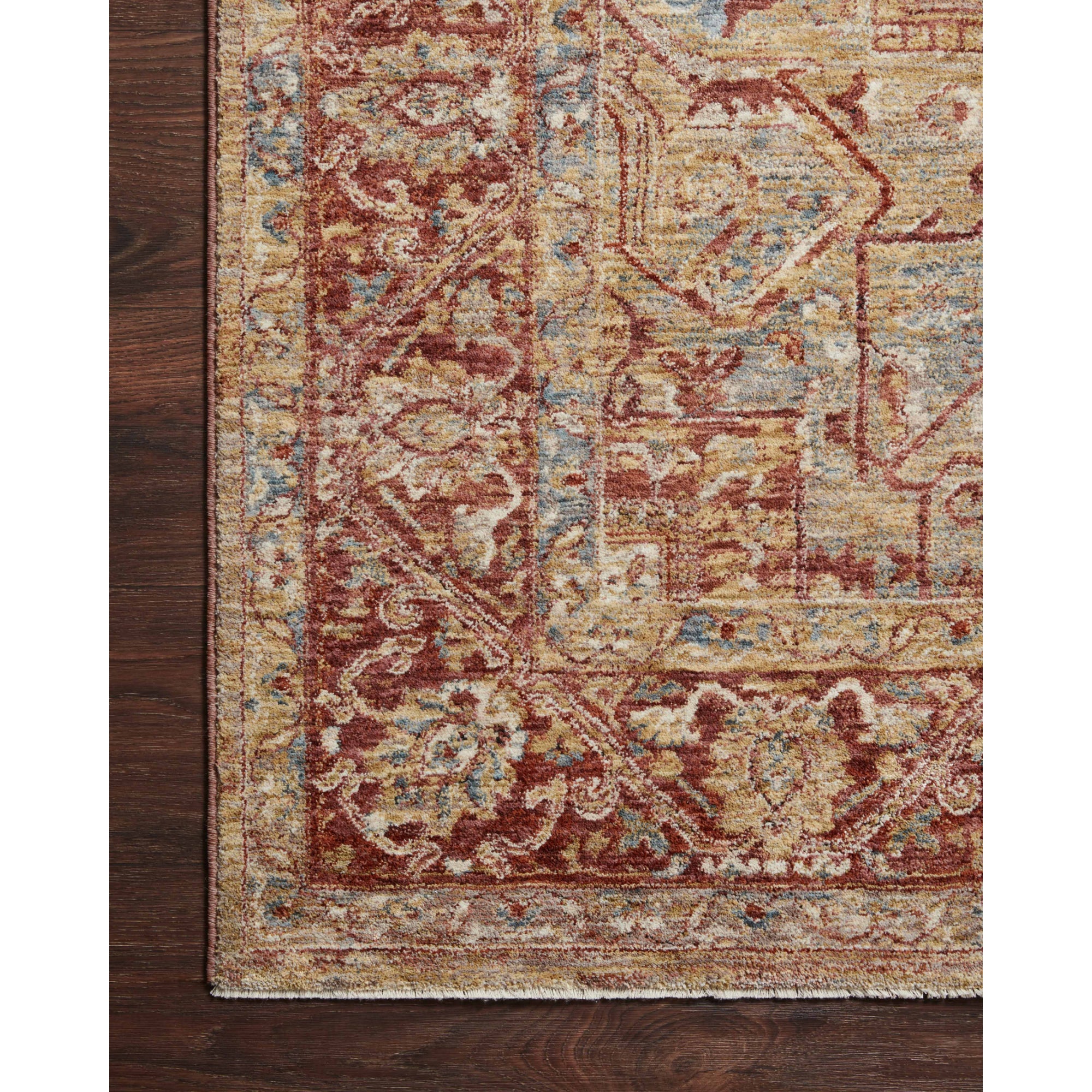 Loloi Gaia GAA-01 Gold/Brick Rug