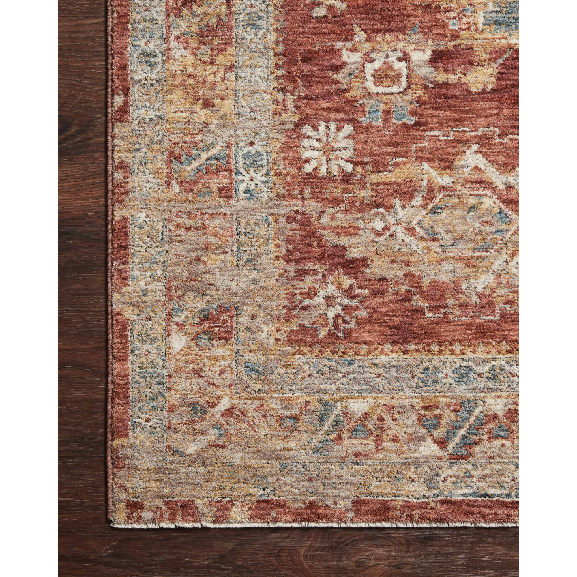 Loloi Gaia GAA-02 Gold/Brick Rug