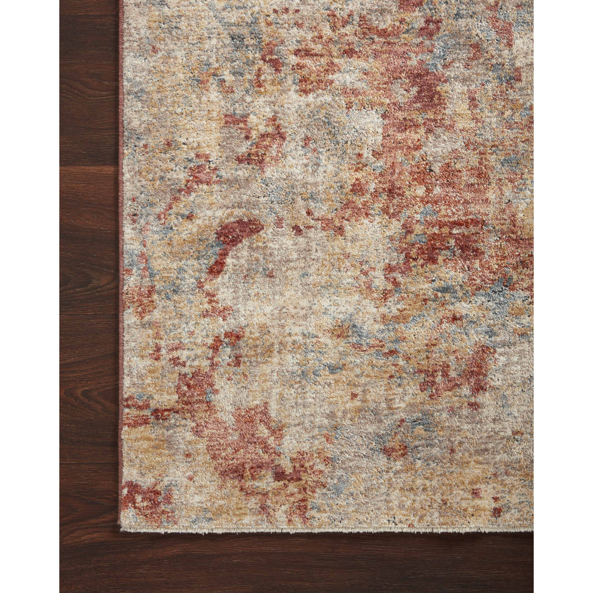 Loloi Gaia Taupe/Brick Rug