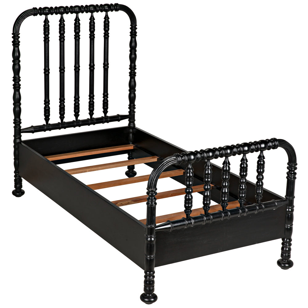 Bachelor Bed Beds Noir Hand Rubbed Black Twin , Black Friday Sale Noir Furniture Sale, Old Bones Co, Mid Century Furniture Sale, Four Hands Furniture, Black Friday Sale Bachelor Bed,Gus Sale, Perigold Bachelor Bed Beds Black Friday Sale , Perigold Sale Bachelor Bed,Bachelor Bed Lulu and Georgia, Burke Decor Sale Bachelor Bed, www.oldbonesco.com