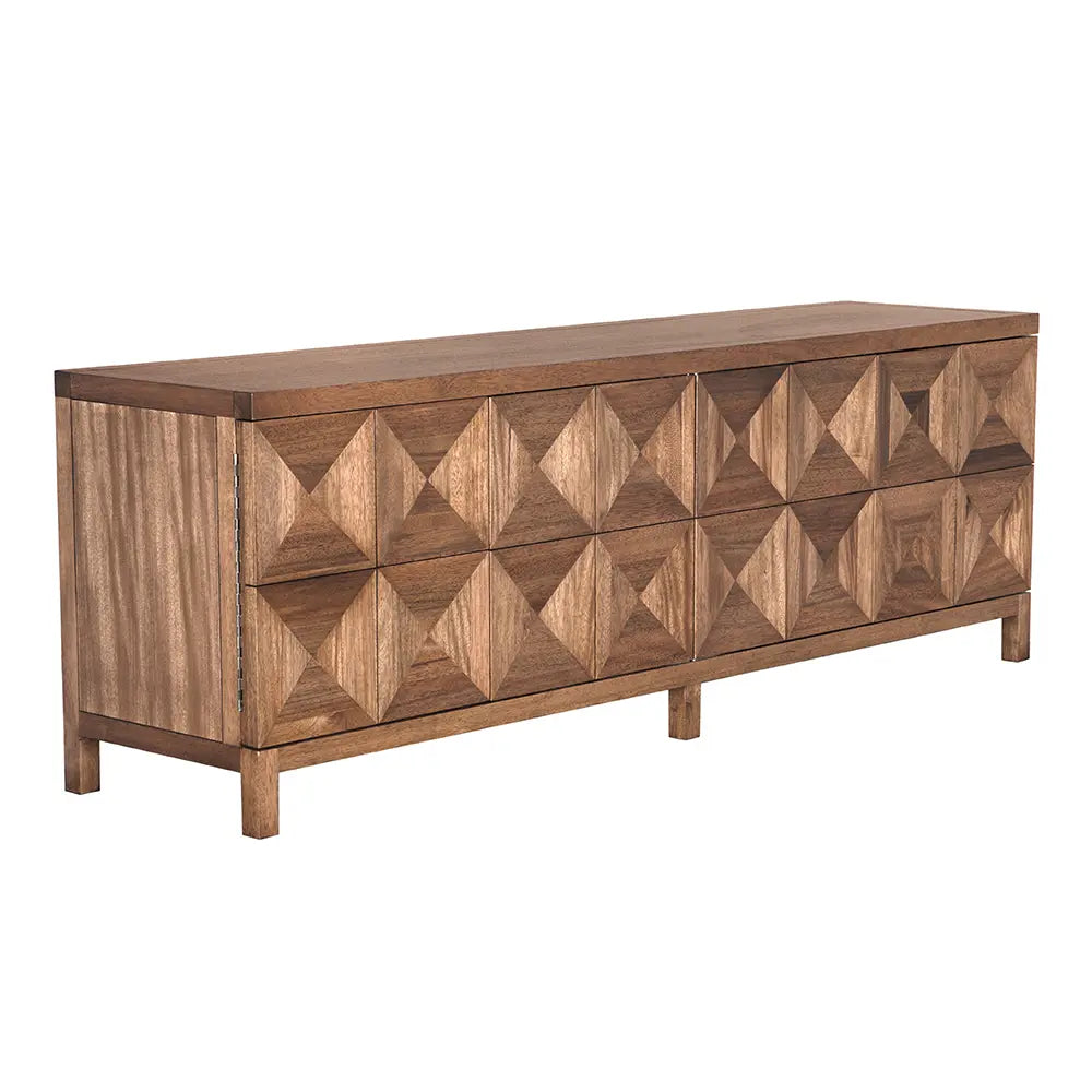 Quadrant 4 Door Sideboard - Dark Walnut