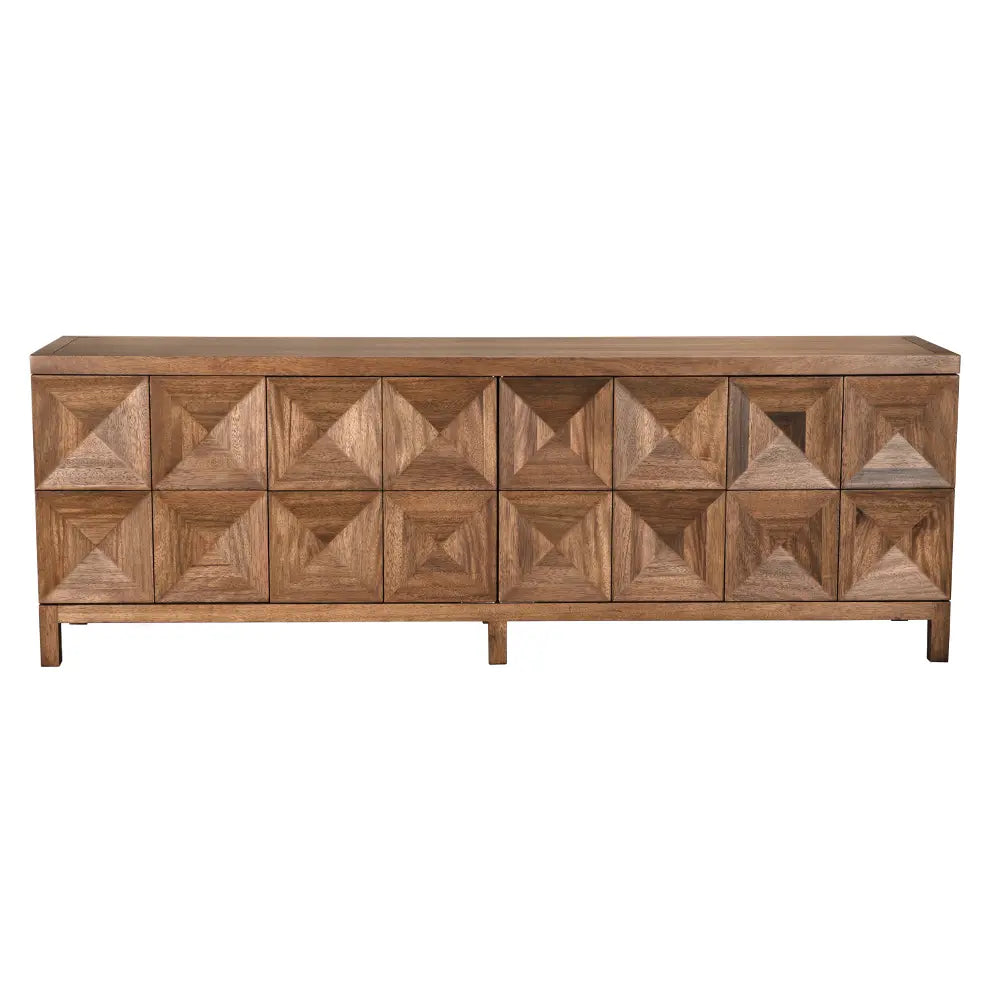 Quadrant 4 Door Sideboard - Dark Walnut