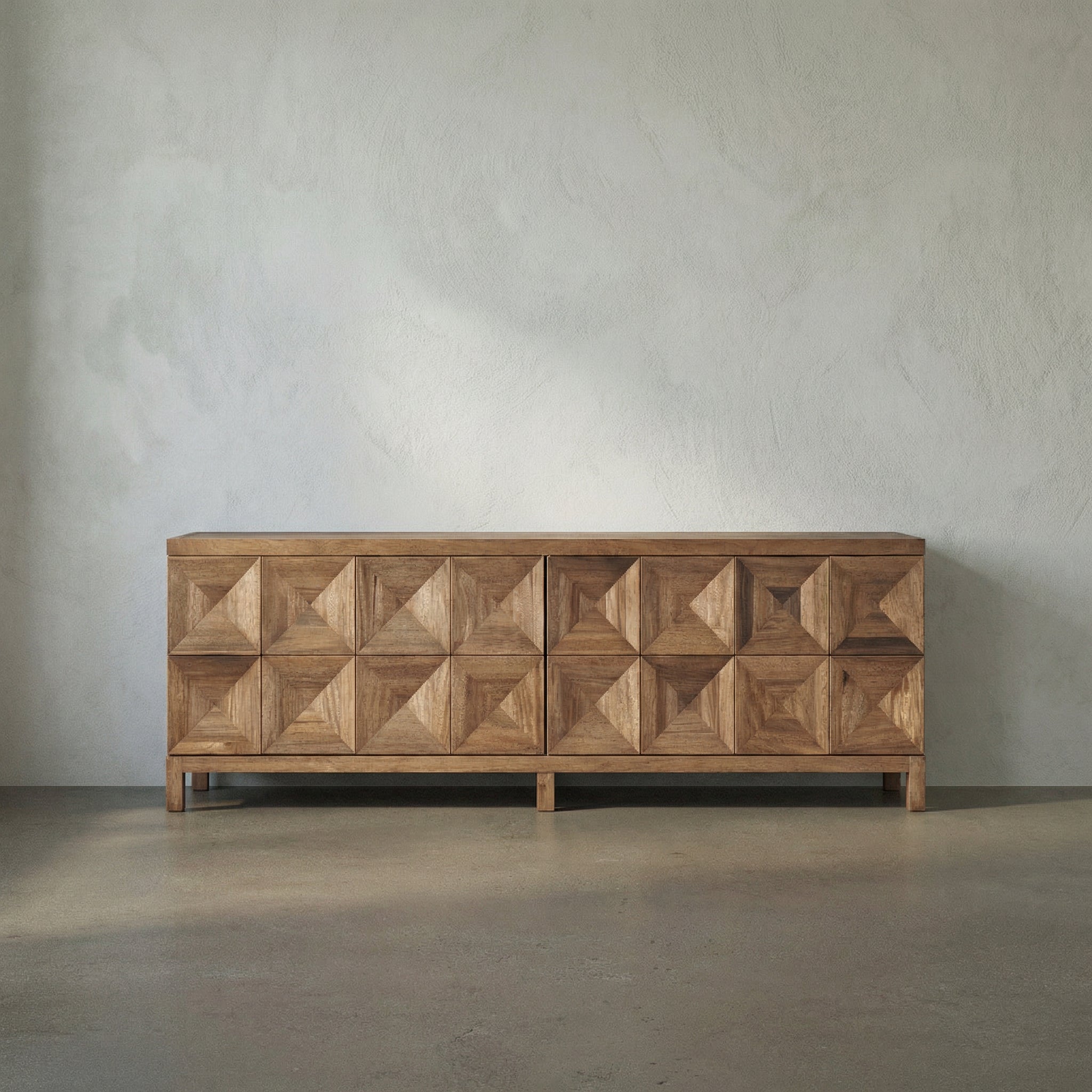 Quadrant 4 Door Sideboard - Dark Walnut