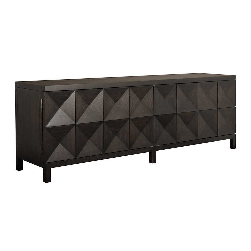 Quadrant 4 Door Sideboard - Ebony