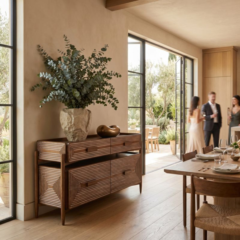 Savino Sideboard - Dark Walnut