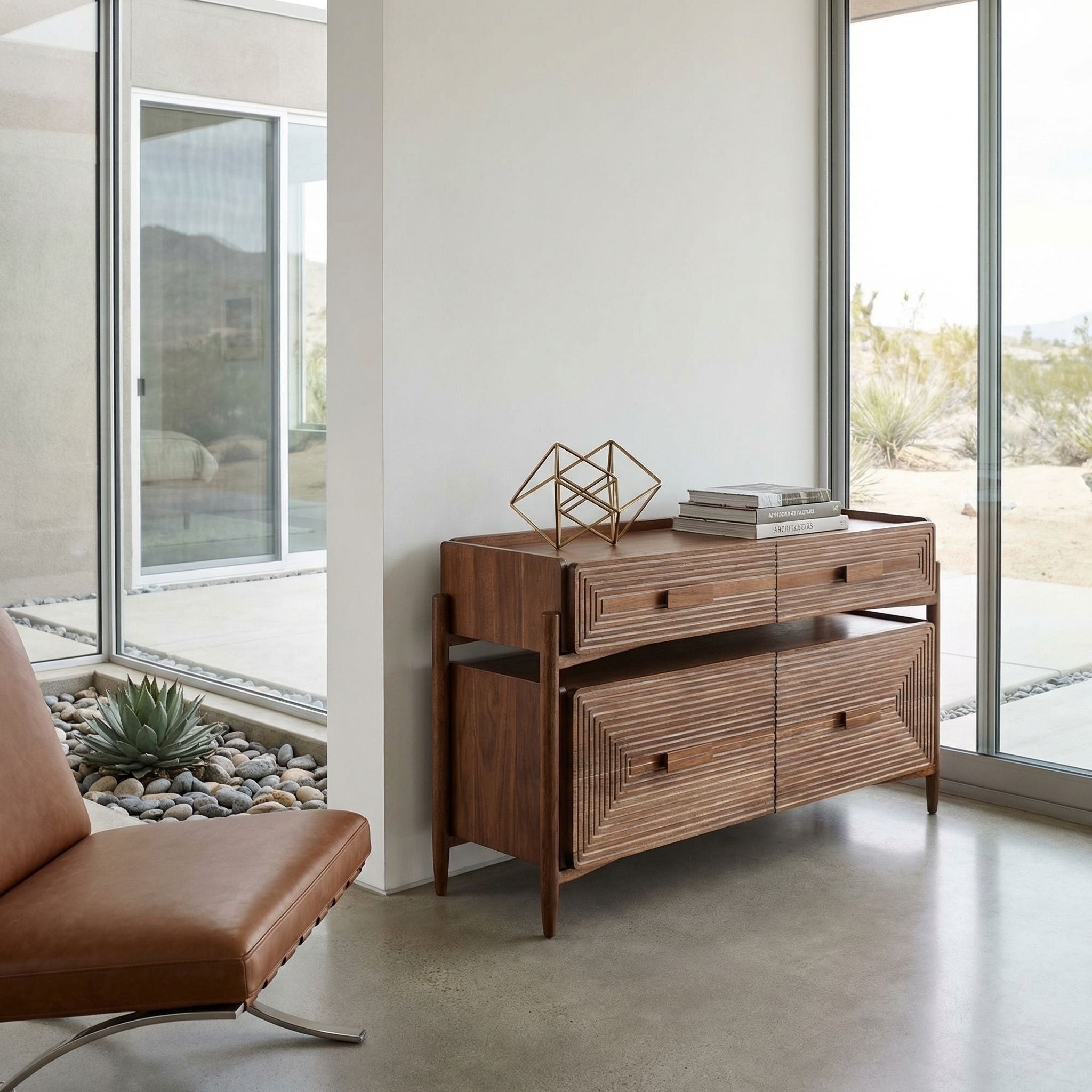 Savino Sideboard - Dark Walnut