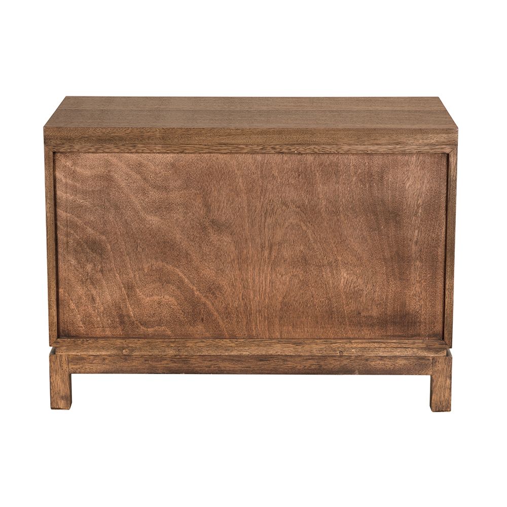 Musashi 2 Drawer Large Cabinet - Dark Walnut