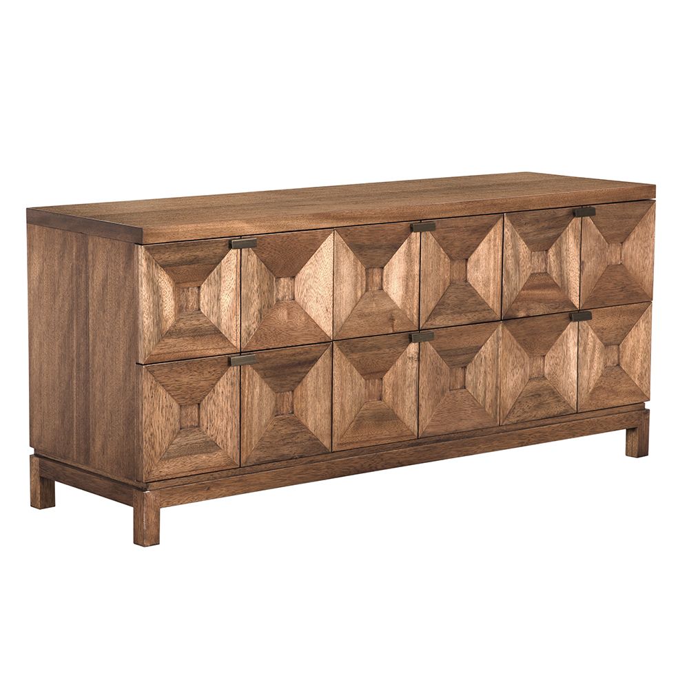 Musashi 6 Drawer Cabinet - Dark Walnut