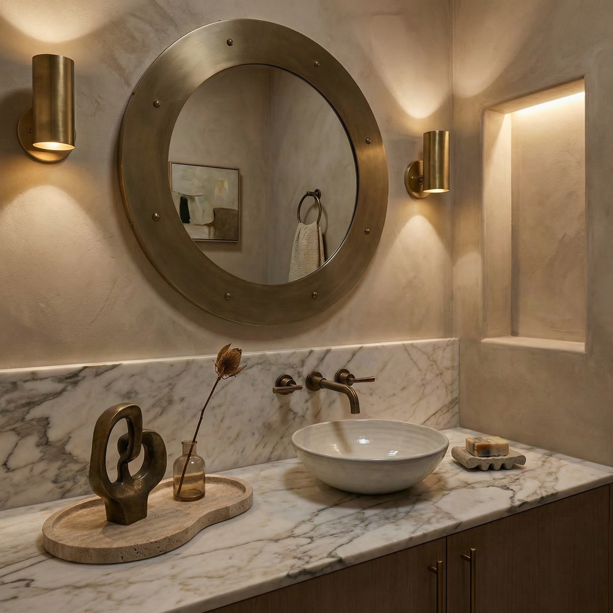 Clay Mirror