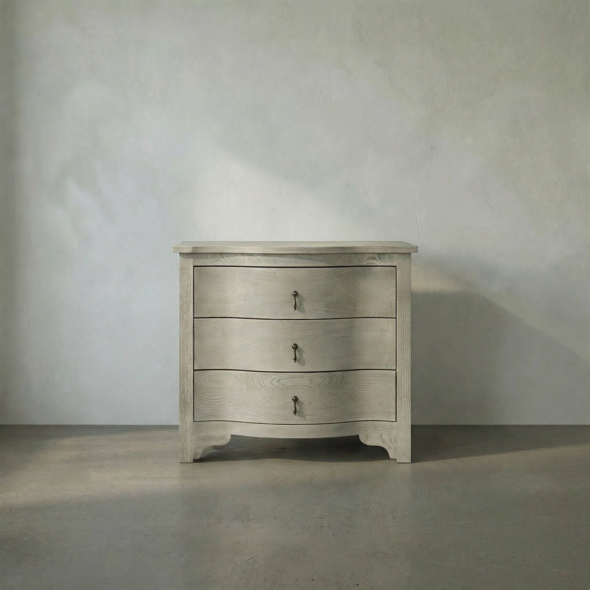 Curved Front Side Table