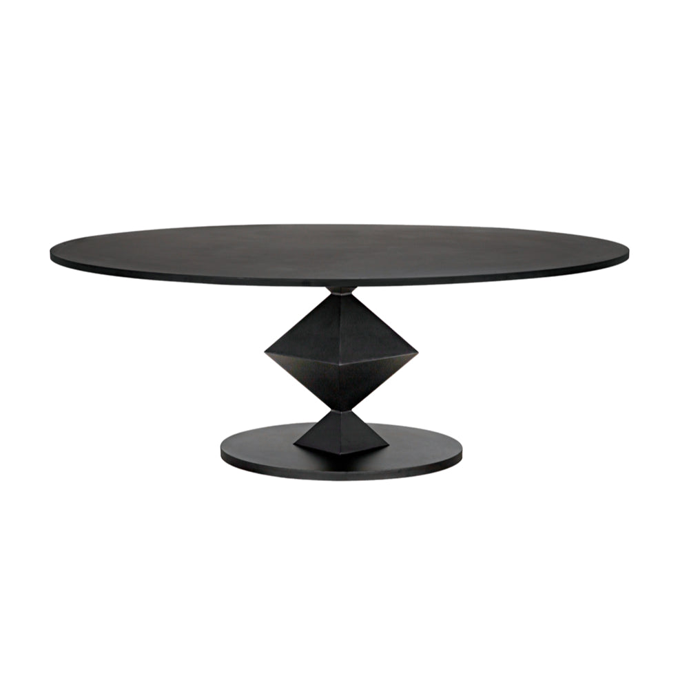 Katana Oval Dining Table Dining Tables Noir , Black Friday Sale Noir Furniture Sale, Old Bones Co, Mid Century Furniture Sale, Four Hands Furniture, Black Friday Sale Katana Oval Dining Table,Gus Sale, Perigold Katana Oval Dining Table Dining Tables Black Friday Sale , Perigold Sale Katana Oval Dining Table,Katana Oval Dining Table Lulu and Georgia, Burke Decor Sale Katana Oval Dining Table, www.oldbonesco.com