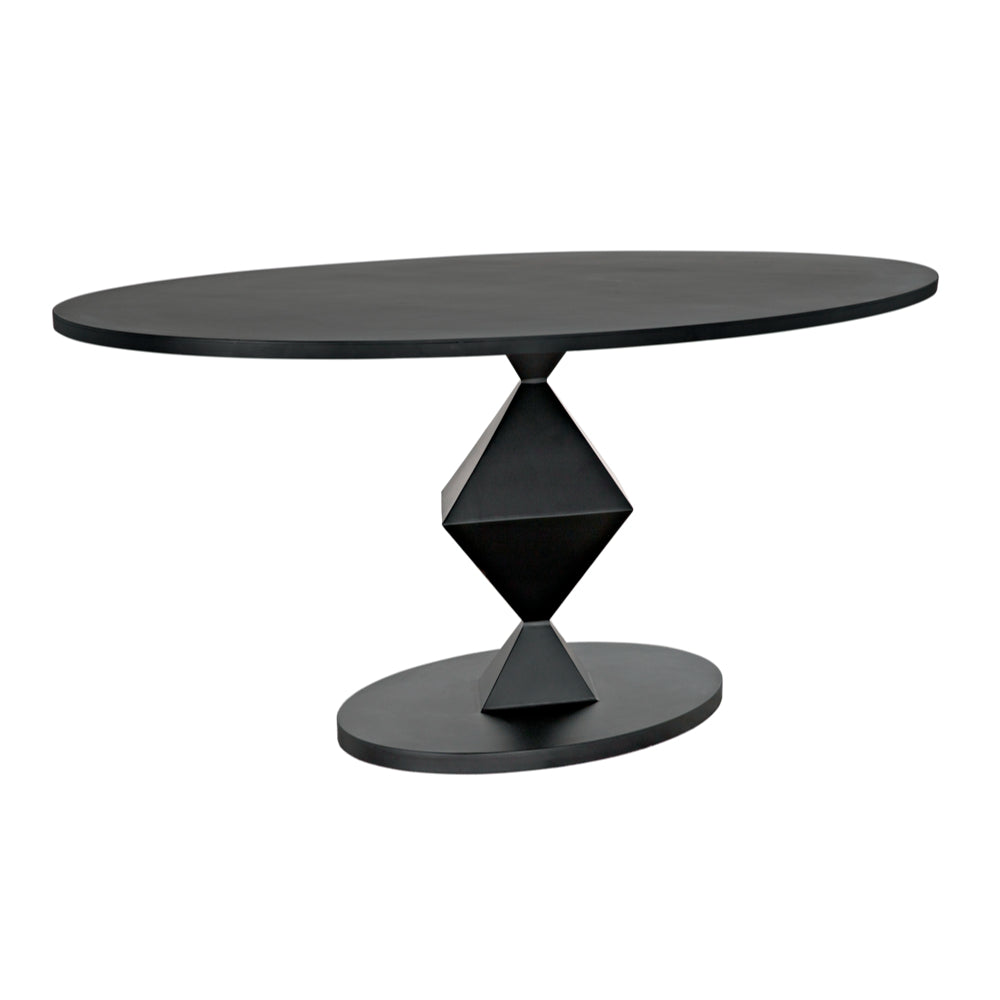 Katana Oval Dining Table Dining Tables Noir , Black Friday Sale Noir Furniture Sale, Old Bones Co, Mid Century Furniture Sale, Four Hands Furniture, Black Friday Sale Katana Oval Dining Table,Gus Sale, Perigold Katana Oval Dining Table Dining Tables Black Friday Sale , Perigold Sale Katana Oval Dining Table,Katana Oval Dining Table Lulu and Georgia, Burke Decor Sale Katana Oval Dining Table, www.oldbonesco.com