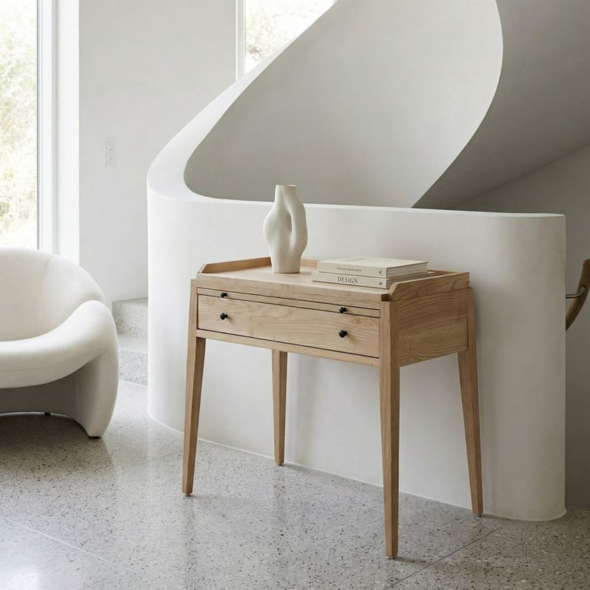 Hiller Side Table - Elm