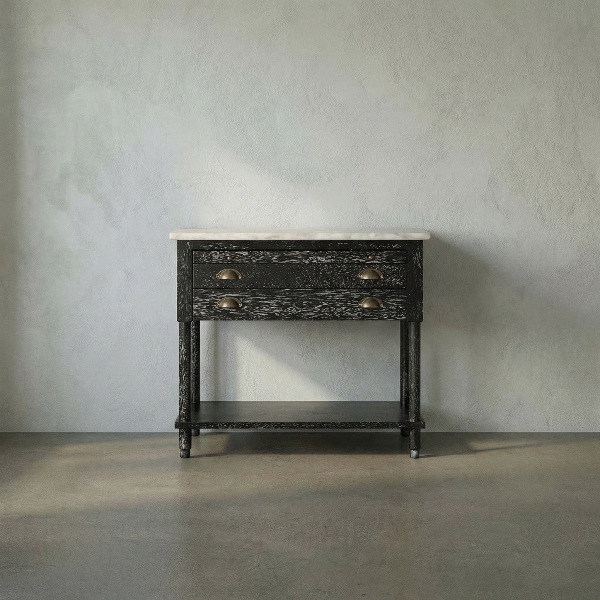 Artemio Side Table with Marble Top