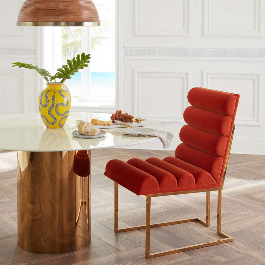 Channeled Goldfinger Dining Chair Dining Chairs Jonathan Adler , Black Friday Sale Jonathan Adler Furniture Sale, Old Bones Co, Mid Century Furniture Sale, Four Hands Furniture, Black Friday Sale Channeled Goldfinger Dining Chair,Gus Sale, Perigold Channeled Goldfinger Dining Chair Dining Chairs Black Friday Sale , Perigold Sale Channeled Goldfinger Dining Chair,Channeled Goldfinger Dining Chair Lulu and Georgia, Burke Decor Sale Channeled Goldfinger Dining Chair, www.oldbonesco.com