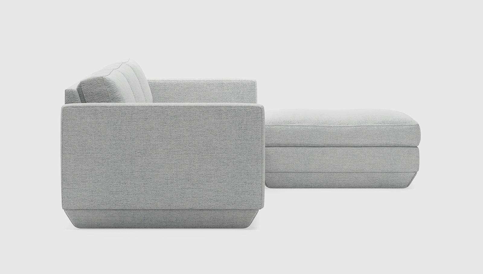 Podium Modular 4PC Sectional Sectionals Gus*     Four Hands, Mid Century Modern Furniture, Old Bones Furniture Company, Old Bones Co, Modern Mid Century, Designer Furniture, https://www.oldbonesco.com/