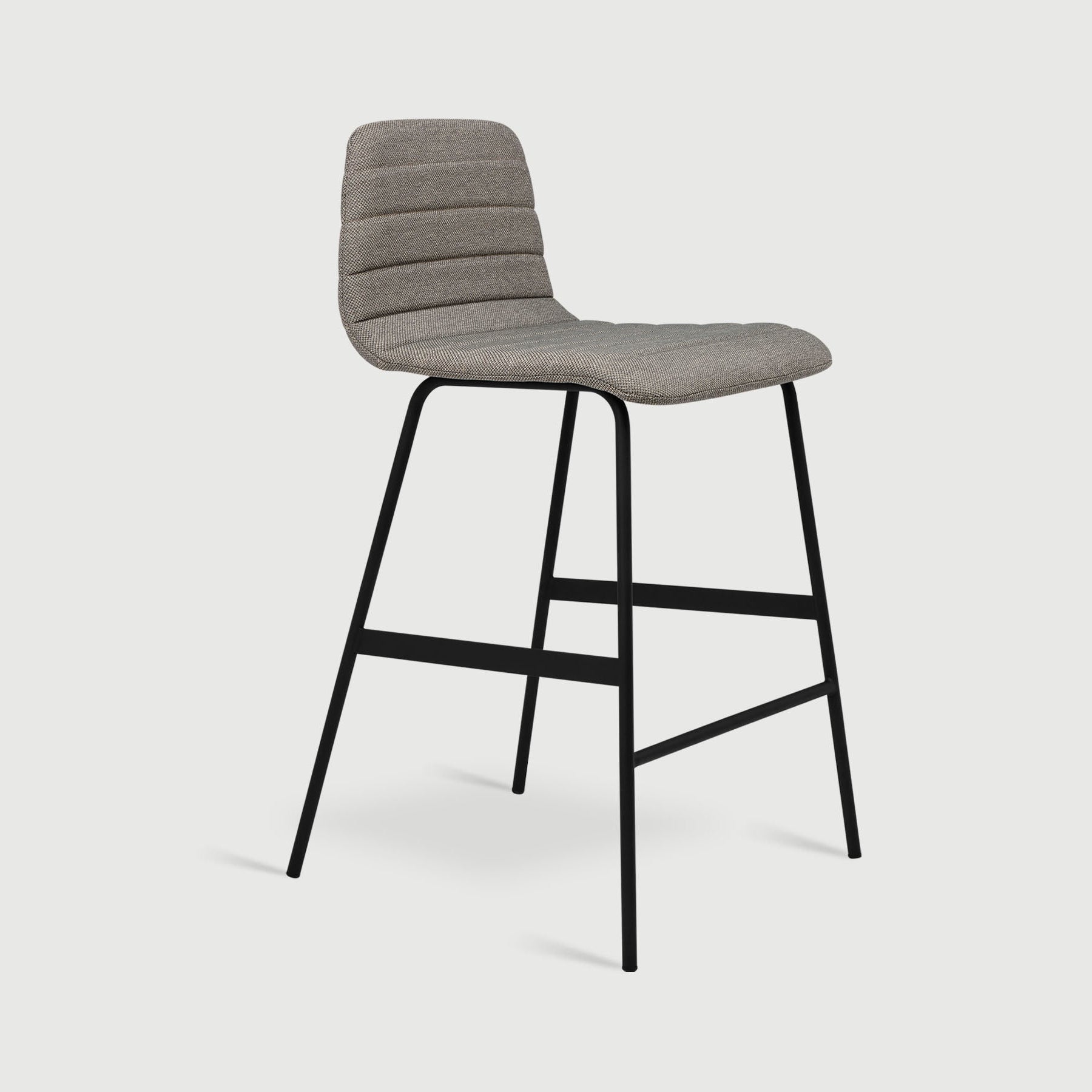Lecture Counter Stool Upholstered Pixel Truffle / BlackChair Gus*  Pixel Truffle Black  Four Hands, Mid Century Modern Furniture, Old Bones Furniture Company, Old Bones Co, Modern Mid Century, Designer Furniture, https://www.oldbonesco.com/