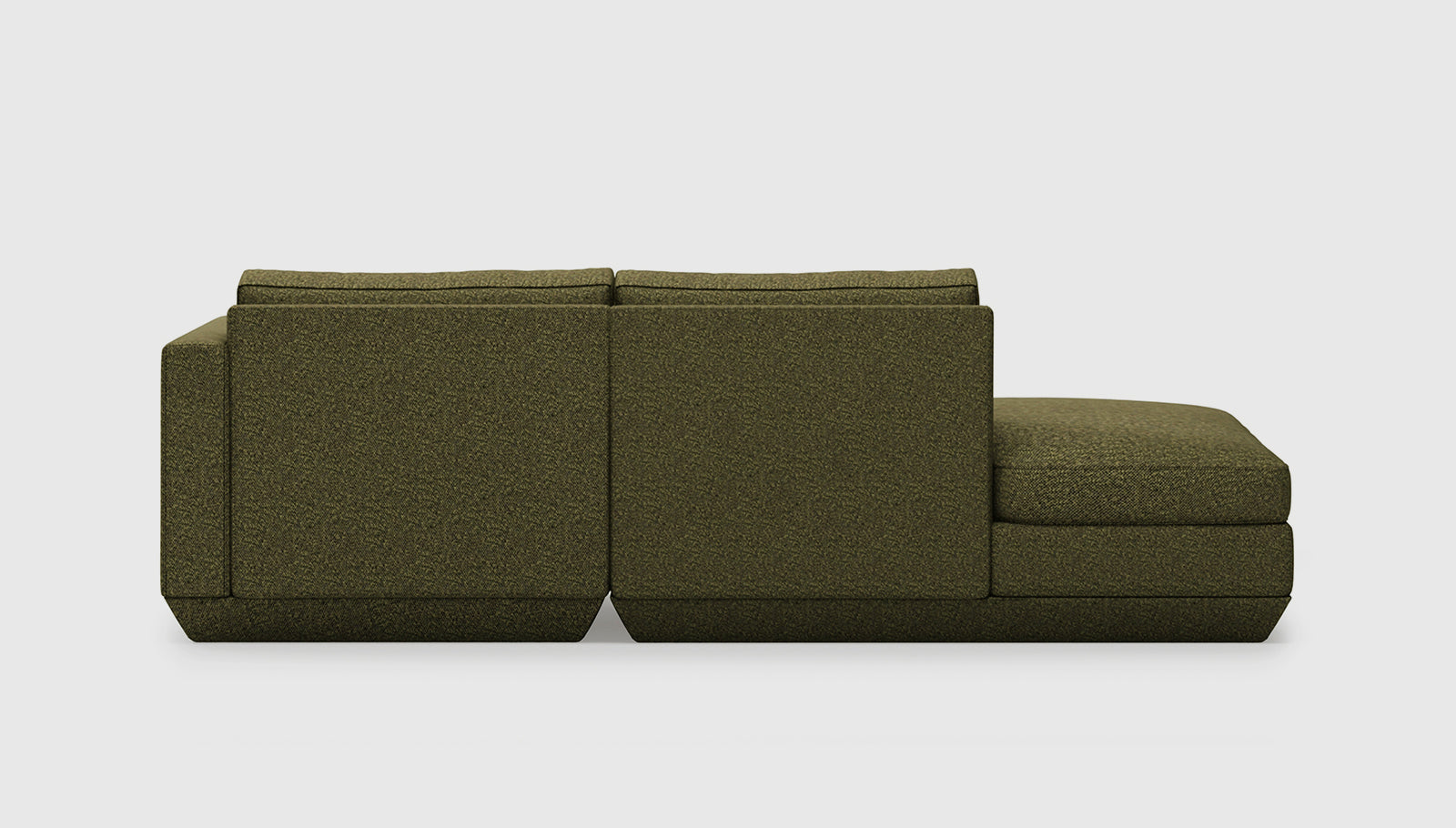 Podium Modular 2PC Lounge Lounge Sofa Gus*     Four Hands, Mid Century Modern Furniture, Old Bones Furniture Company, Old Bones Co, Modern Mid Century, Designer Furniture, https://www.oldbonesco.com/