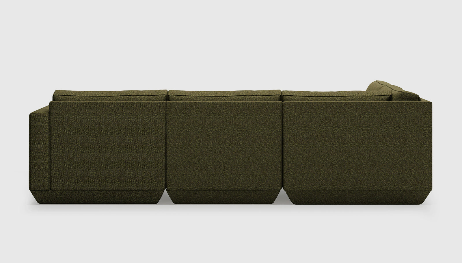 Podium Modular 4PC Lounge Sectional A Sectional Sofa Gus*     Four Hands, Mid Century Modern Furniture, Old Bones Furniture Company, Old Bones Co, Modern Mid Century, Designer Furniture, https://www.oldbonesco.com/