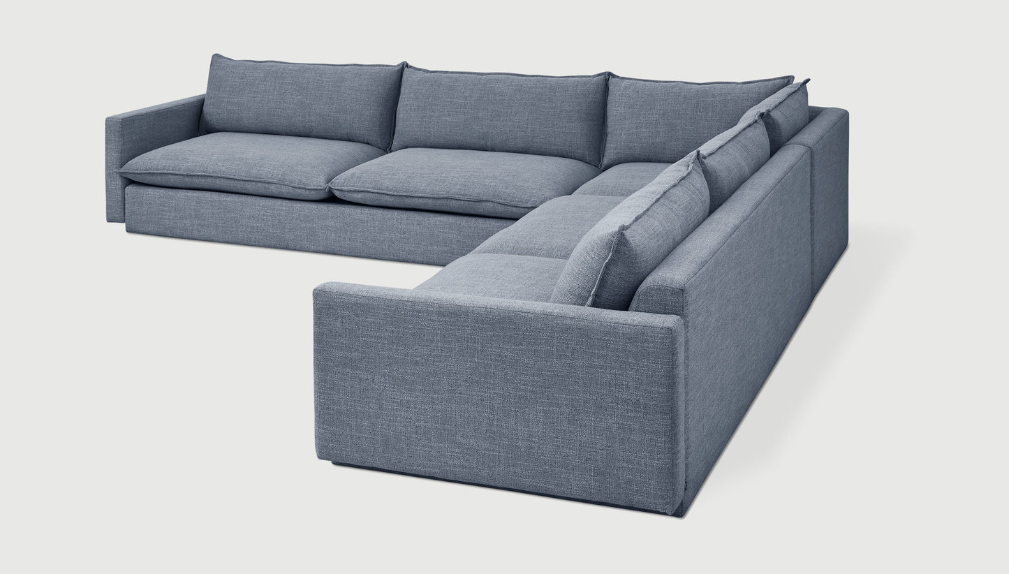 Sola Bi-Sectional Maberly StormSectional Gus*  Maberly Storm   Four Hands, Mid Century Modern Furniture, Old Bones Furniture Company, Old Bones Co, Modern Mid Century, Designer Furniture, https://www.oldbonesco.com/