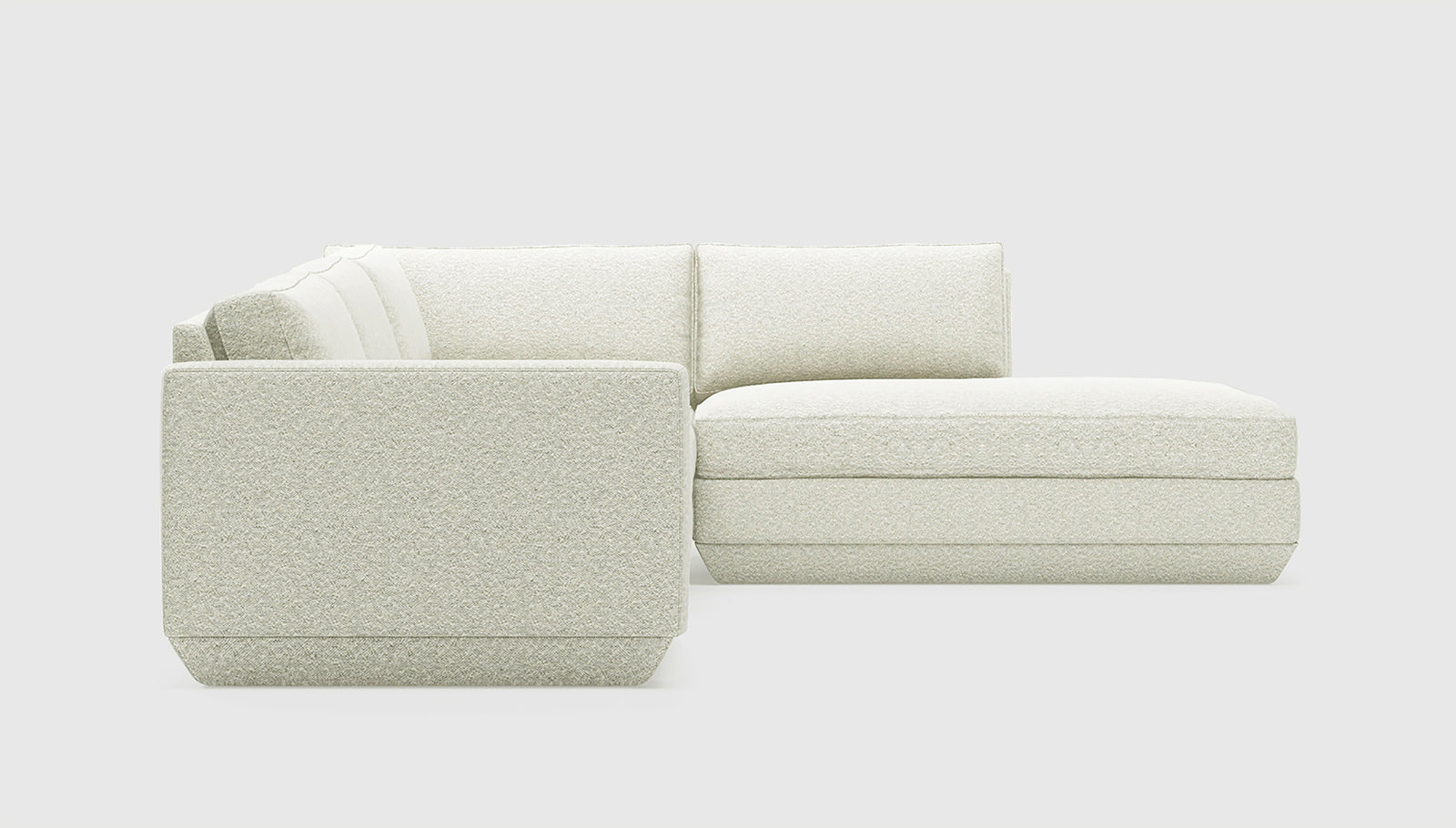 Podium Modular 4PC Lounge Sectional A Sectional Sofa Gus*     Four Hands, Mid Century Modern Furniture, Old Bones Furniture Company, Old Bones Co, Modern Mid Century, Designer Furniture, https://www.oldbonesco.com/