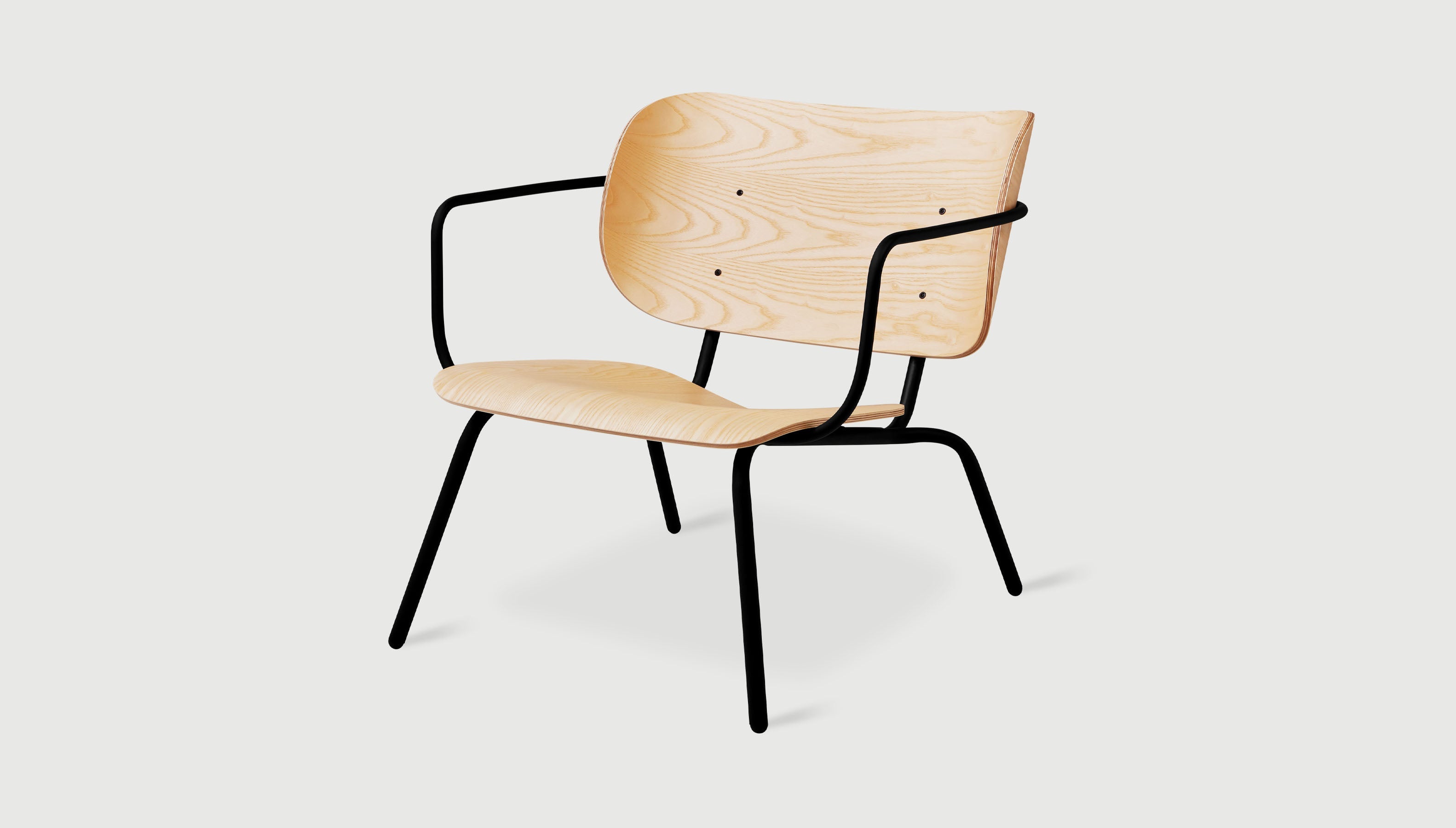 Bantam Lounge Chair Blonde Ash / BlackLounge Chair Gus*  Blonde Ash Black  Four Hands, Mid Century Modern Furniture, Old Bones Furniture Company, Old Bones Co, Modern Mid Century, Designer Furniture, https://www.oldbonesco.com/
