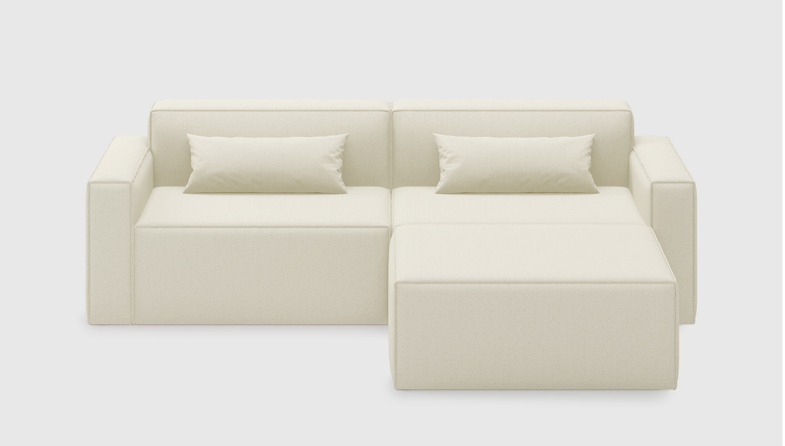 Mix Modular 3-PC Sectional Sectional Gus*     Four Hands, Mid Century Modern Furniture, Old Bones Furniture Company, Old Bones Co, Modern Mid Century, Designer Furniture, https://www.oldbonesco.com/
