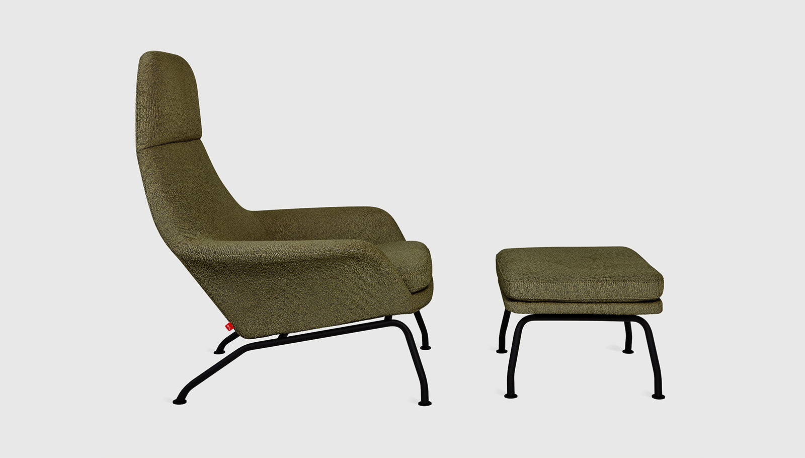 Tallinn Chair & Ottoman Chair & Ottoman Gus*     Four Hands, Mid Century Modern Furniture, Old Bones Furniture Company, Old Bones Co, Modern Mid Century, Designer Furniture, https://www.oldbonesco.com/