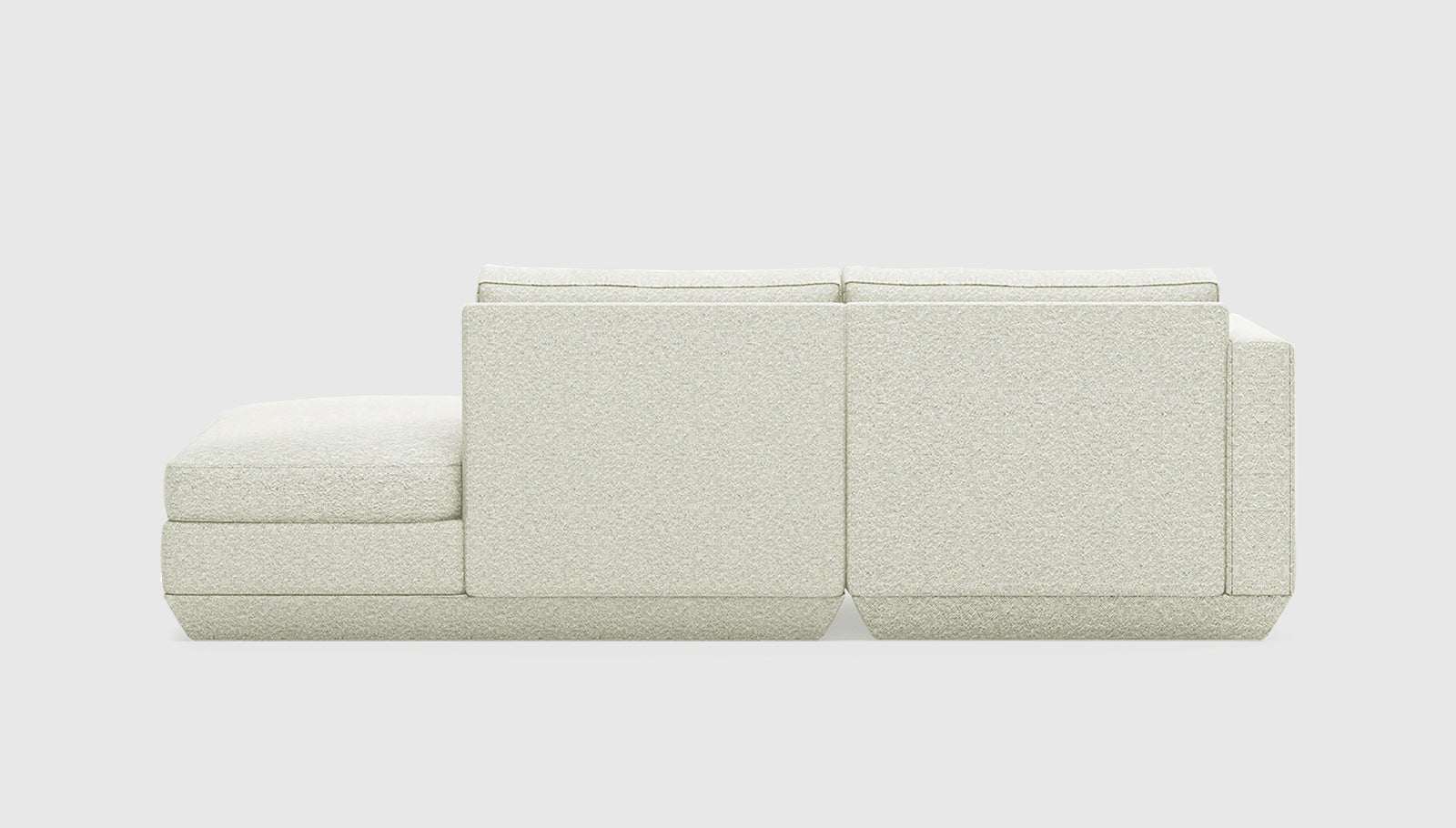 Podium Modular 2PC Lounge Lounge Sofa Gus*     Four Hands, Mid Century Modern Furniture, Old Bones Furniture Company, Old Bones Co, Modern Mid Century, Designer Furniture, https://www.oldbonesco.com/