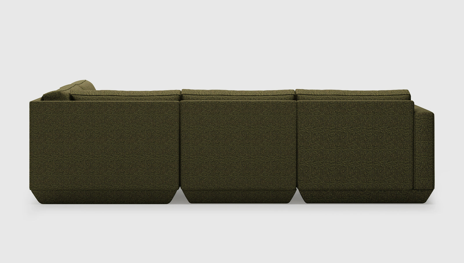 Podium Modular 4PC Lounge Sectional A Sectional Sofa Gus*     Four Hands, Mid Century Modern Furniture, Old Bones Furniture Company, Old Bones Co, Modern Mid Century, Designer Furniture, https://www.oldbonesco.com/