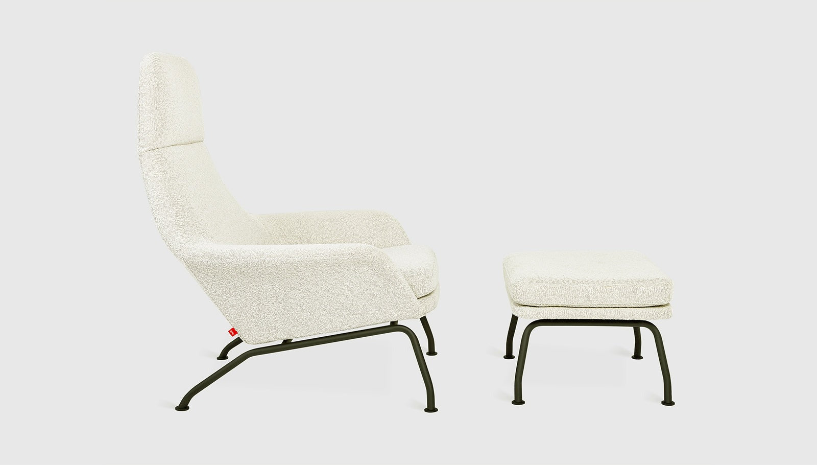 Tallinn Chair & Ottoman Chair & Ottoman Gus*     Four Hands, Mid Century Modern Furniture, Old Bones Furniture Company, Old Bones Co, Modern Mid Century, Designer Furniture, https://www.oldbonesco.com/