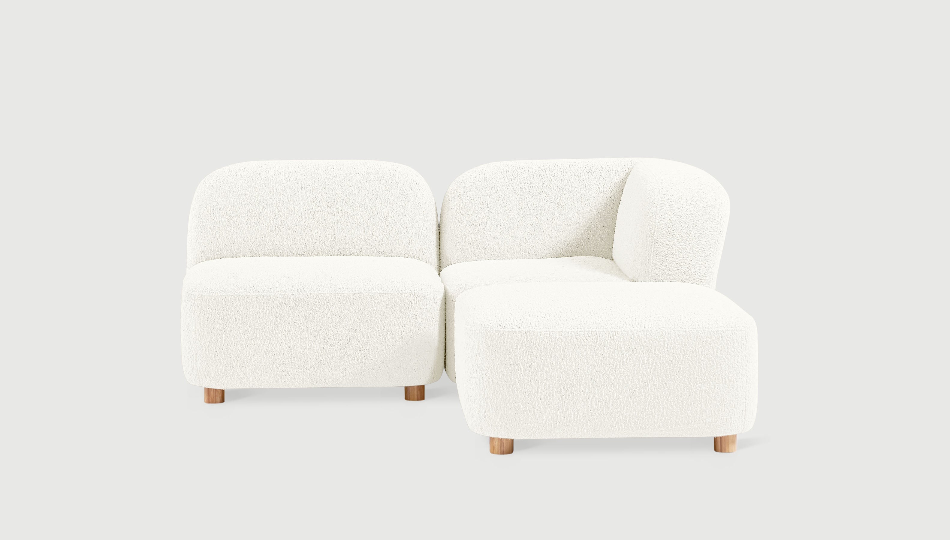 Circuit Modular 3-pc Sectional Sofa Gus*     Four Hands, Mid Century Modern Furniture, Old Bones Furniture Company, Old Bones Co, Modern Mid Century, Designer Furniture, https://www.oldbonesco.com/