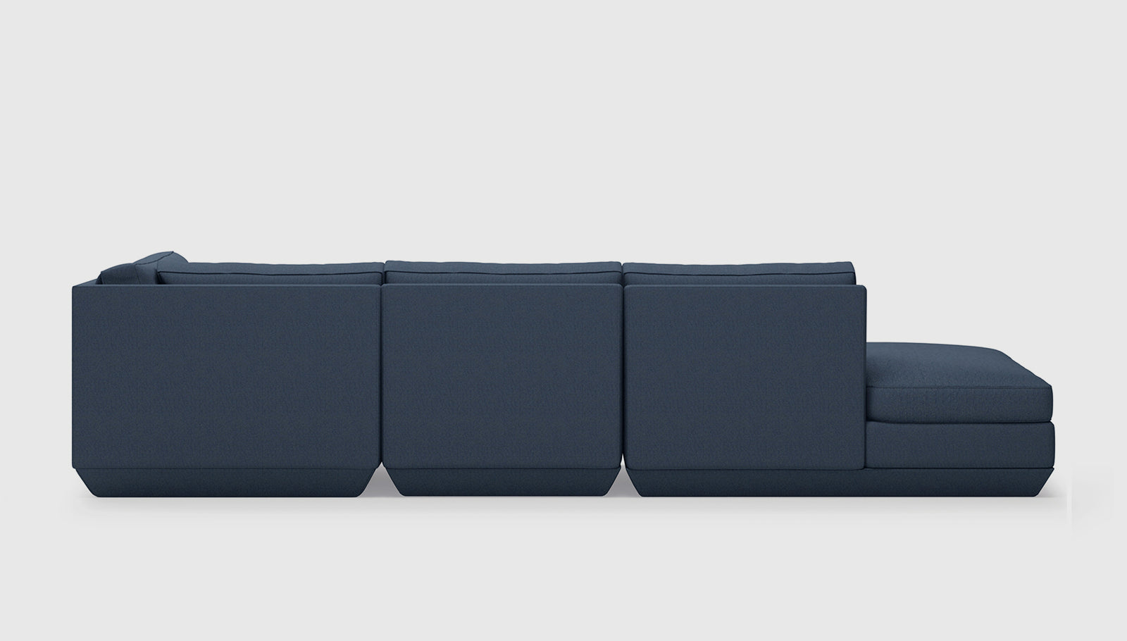 Podium Modular 4PC Lounge Sectional B Sectional Sofa Gus*     Four Hands, Mid Century Modern Furniture, Old Bones Furniture Company, Old Bones Co, Modern Mid Century, Designer Furniture, https://www.oldbonesco.com/
