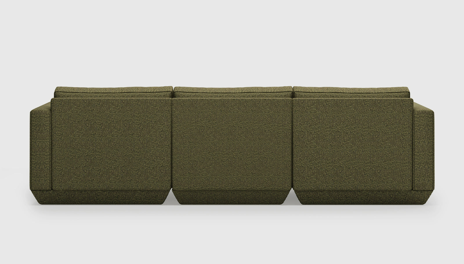 Podium Modular 4PC Sectional Sectionals Gus*     Four Hands, Mid Century Modern Furniture, Old Bones Furniture Company, Old Bones Co, Modern Mid Century, Designer Furniture, https://www.oldbonesco.com/