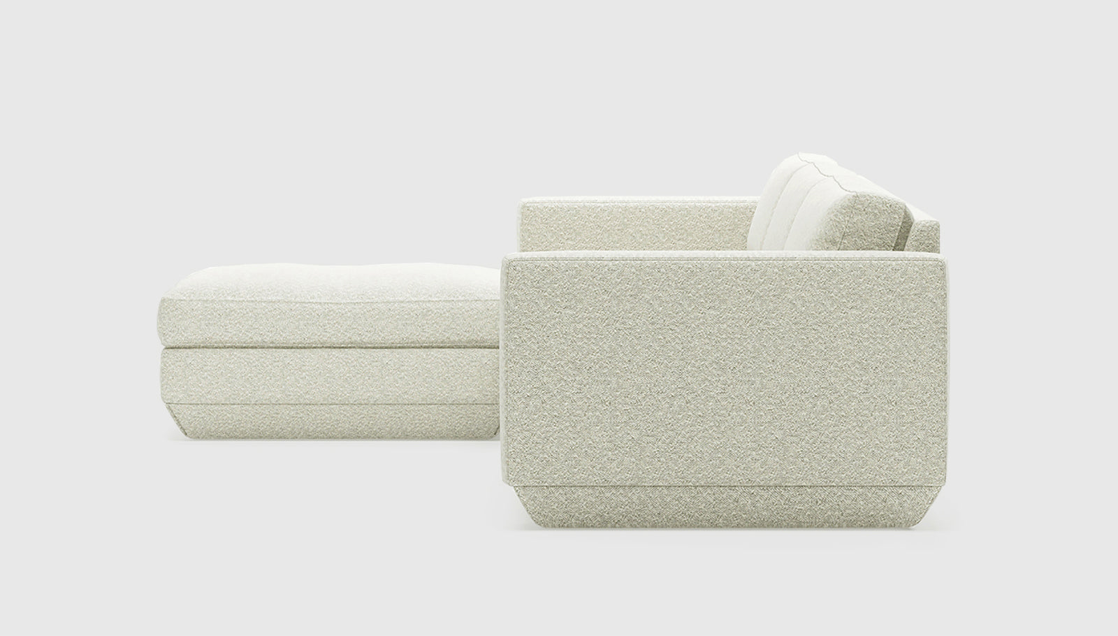Podium Modular 4PC Sectional Sectionals Gus*     Four Hands, Mid Century Modern Furniture, Old Bones Furniture Company, Old Bones Co, Modern Mid Century, Designer Furniture, https://www.oldbonesco.com/