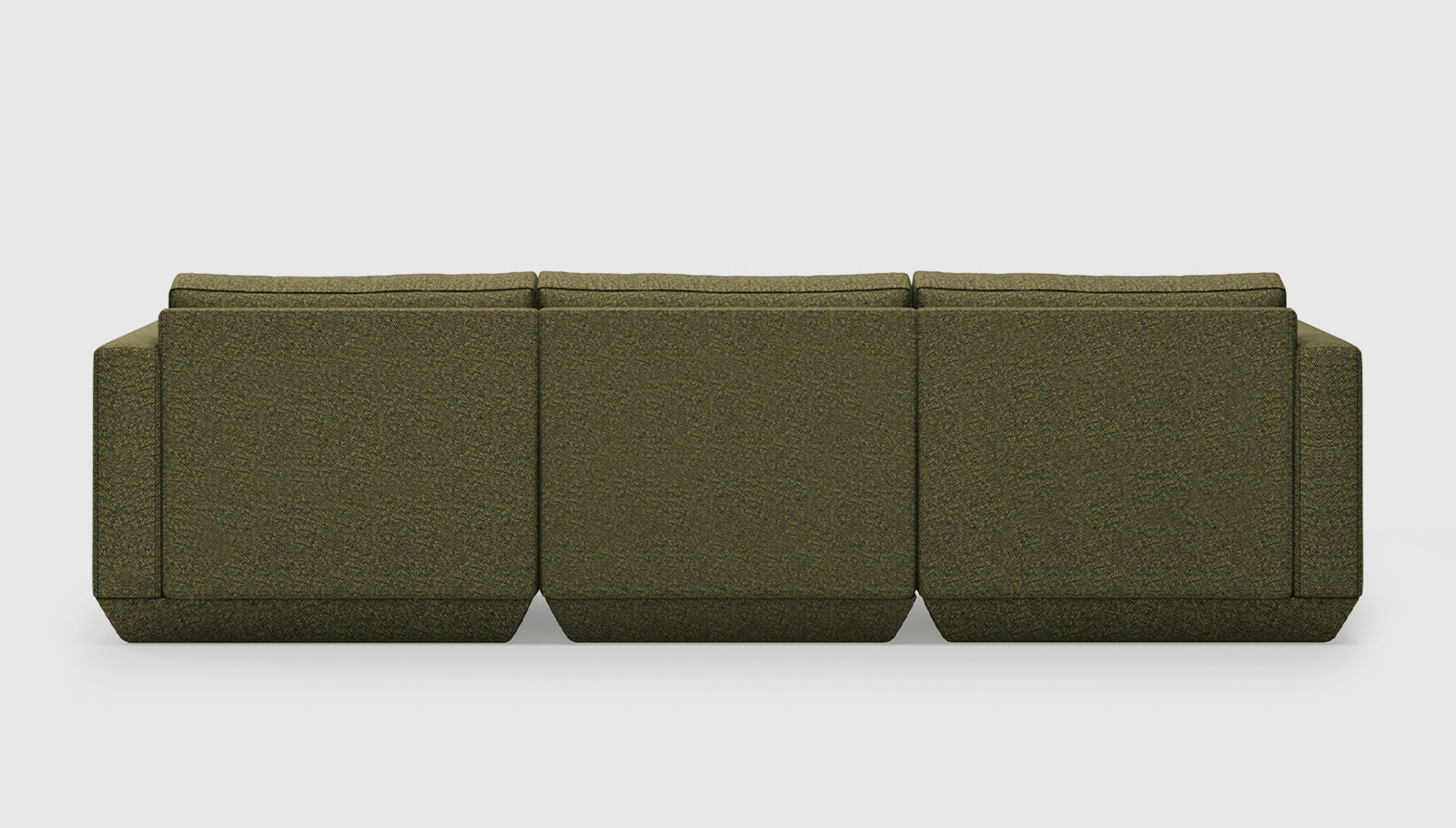 Podium Modular 4PC Sectional Sectionals Gus*     Four Hands, Mid Century Modern Furniture, Old Bones Furniture Company, Old Bones Co, Modern Mid Century, Designer Furniture, https://www.oldbonesco.com/