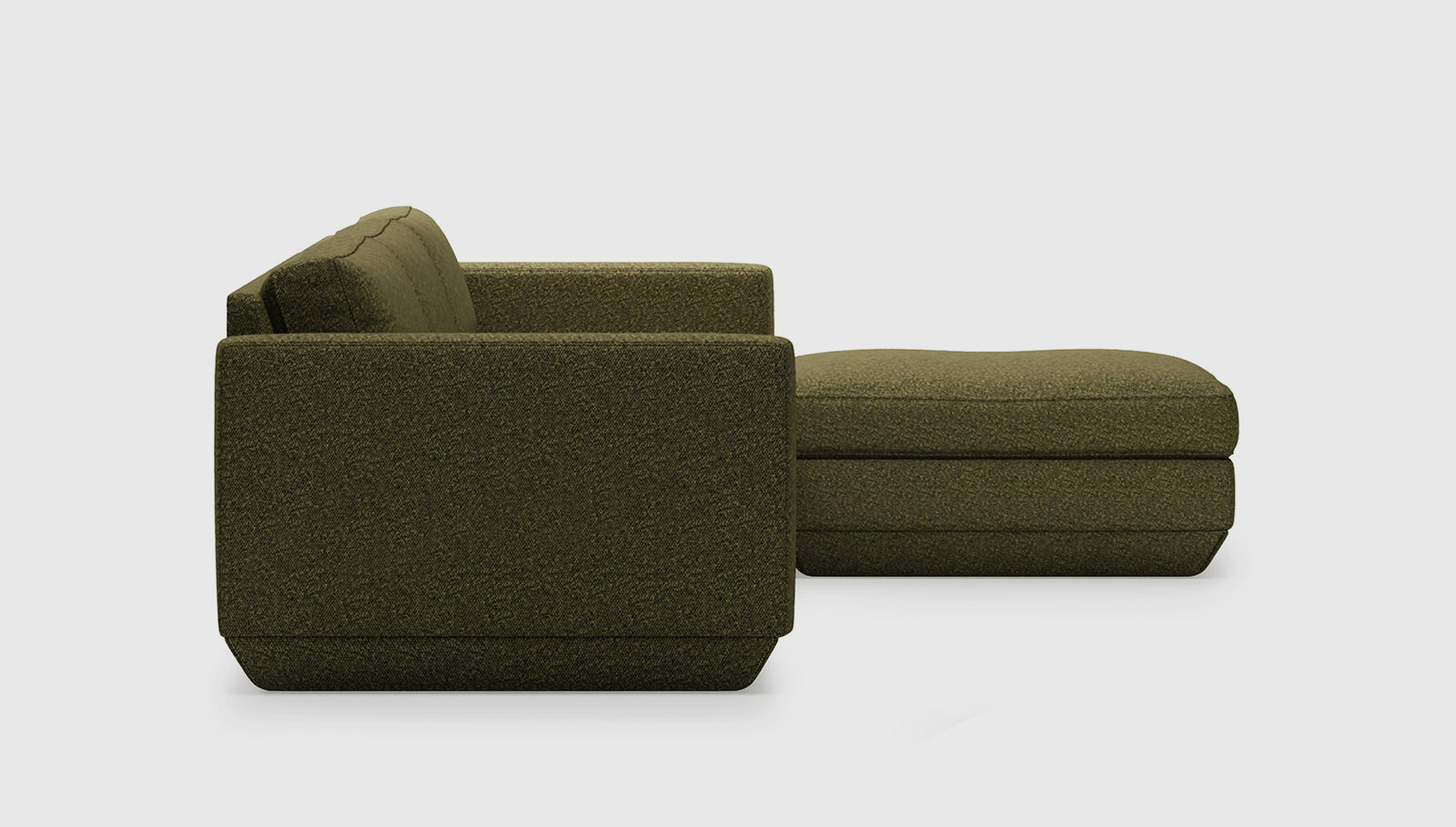 Podium Modular 4PC Sectional Sectionals Gus*     Four Hands, Mid Century Modern Furniture, Old Bones Furniture Company, Old Bones Co, Modern Mid Century, Designer Furniture, https://www.oldbonesco.com/